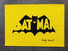 Andy Warhol (Handmade) Drawing on antique paper Signed and Sealed size 21x29.5