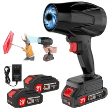 Cordless Leaf Blower with Battery and Charger,400,000 RPM Turbo,Adjustable Speed