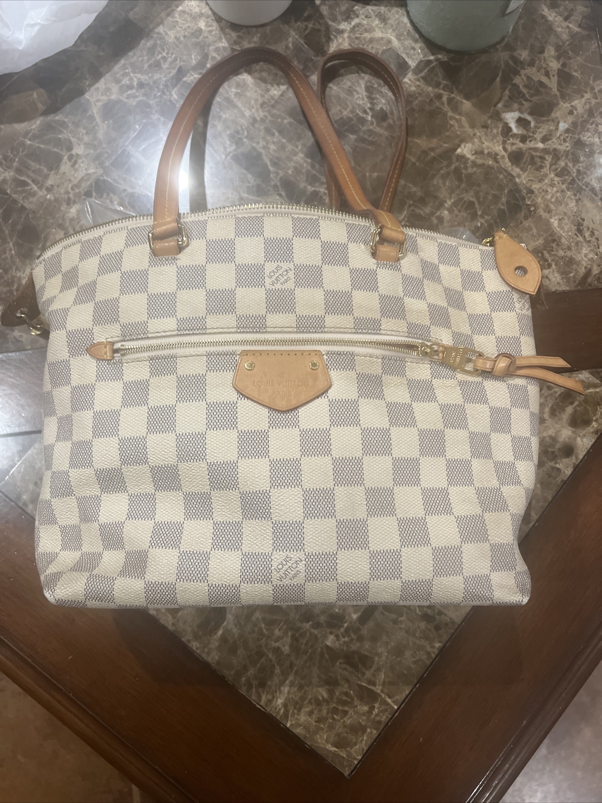 louis vuittons handbags authentic damier azur eBay
