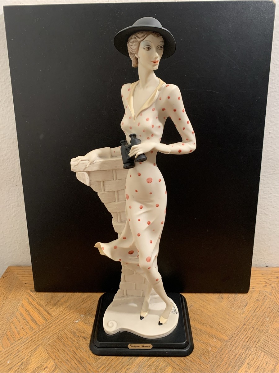 G ARMANI ETRUSCA ARTE 1990 CLASSY LADY FIGURINE Signed 16 Inches
