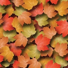 Autumn Leaves, scrapbook paper - Scrapbook Customs 14330