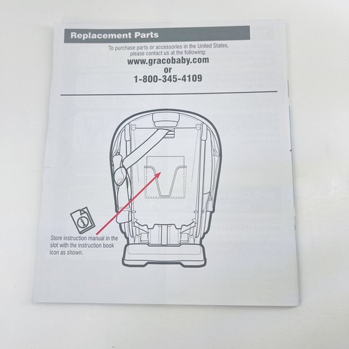 Graco 2023 Slimfit 3 in 1 CarSeat Instruction Manual NWL0001486469B 4/23 English - Picture 8 of 15