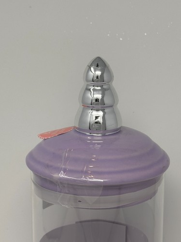 Glass Candy Jar, Peppermint, Red, Lavendar Candy Jar, Pink Heart - NEW - Picture 10 of 27