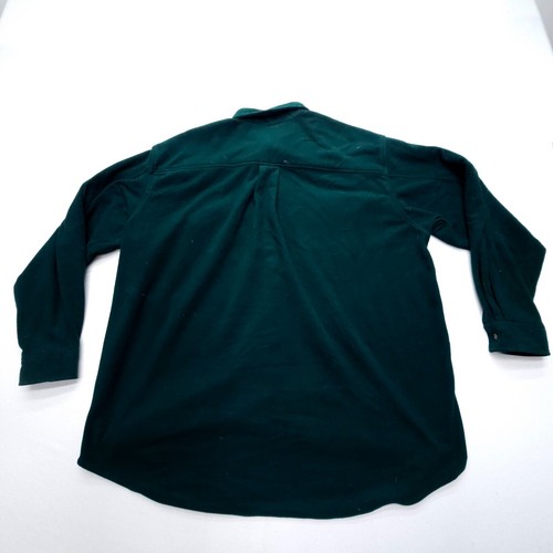 Vintage Woolrich Fleece Shacket Mens 2XL Green USA Made Shirt Jacket Polartec - Picture 2 of 9