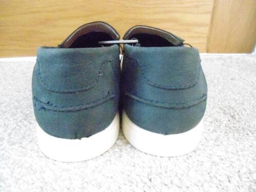 GEORGE GENTS HAND CRAFTED BLUE LEATHER SLIP ON SHOES SIZE 10/44 - Imagen 3 de 8