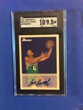 2009  Leman 48 Bill Russell vintage  AUTO #48A-BR SGC 10/9.5 Gem Mint