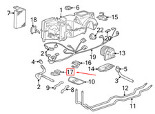 PORSCHE 911 996 HVAC Defrost Mode Door Actuator 99657392100 NEW GENUINE
