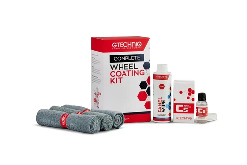 Gtechniq Wheel Coating Kit for Cars with Car Degreaser Panel Wipe, C5 Wheel A...
