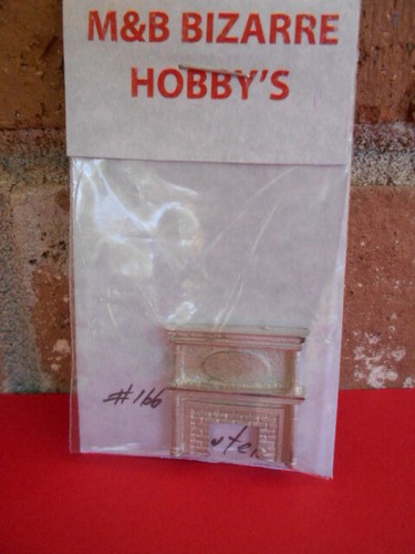 HO Scale Accessories Fire Place With Mantal (1 Per Pack) #166 - Picture 2 of 7