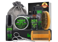 Beard Kit, Beard Grooming Kit Beard Care Trimming Kit Gifts