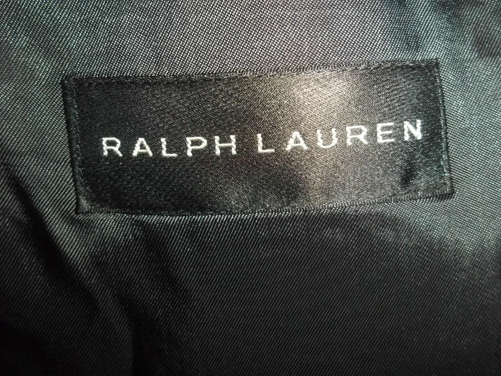 ( Black Label, Ralph Lauren Solid Gray 2Button Si… - image 8