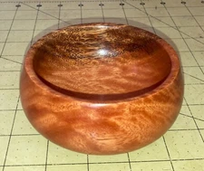 Handmade Hawaiian Robusta Wood Bowl~Local Artist~Gallery & Collector Quality -1 