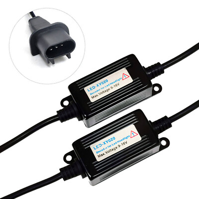 H13 9008 LED Decoder Canbus Error Warning Canceller Anti Flicker Relay Adapter