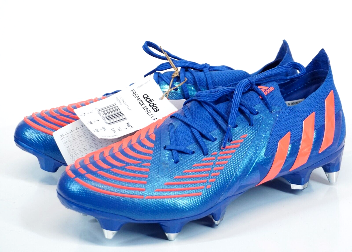 Adidas Predator Edge.1 LS Blue / Pink soccer Cleats Size US Adidas Predator Edge.1 LS Blue / Pink soccer Cleats Size US