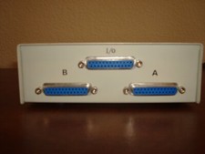 DB25 A/B Manual Metal RS232 Switchbox