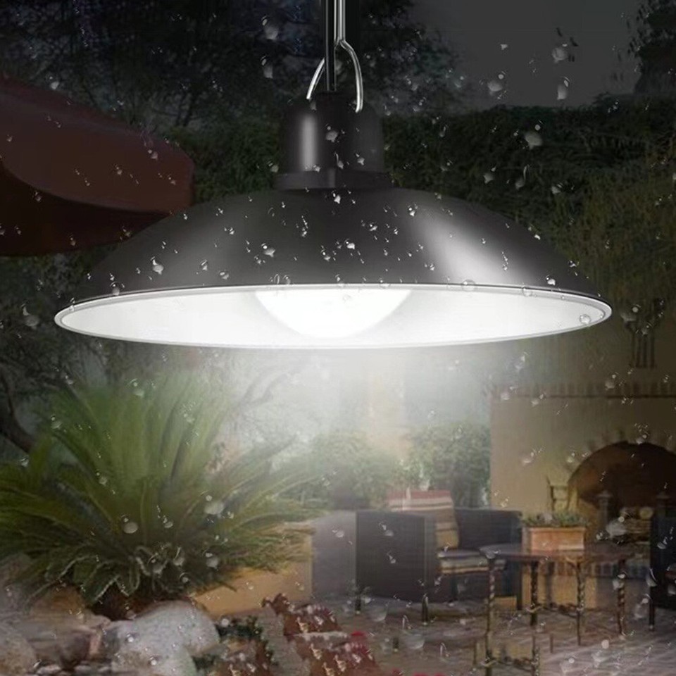 Solar LED Pendant Lights Outdoor Waterproof Indoor Wall Remote