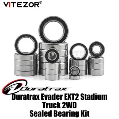 For Duratrax Evader EXT2 Stadium Truck 2WD Sealed Bearing Kit