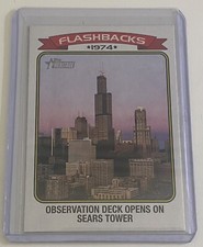 Observation Deck Opens On Sears Tower 2023 Topps Heritage News Flashbacks #NF-1