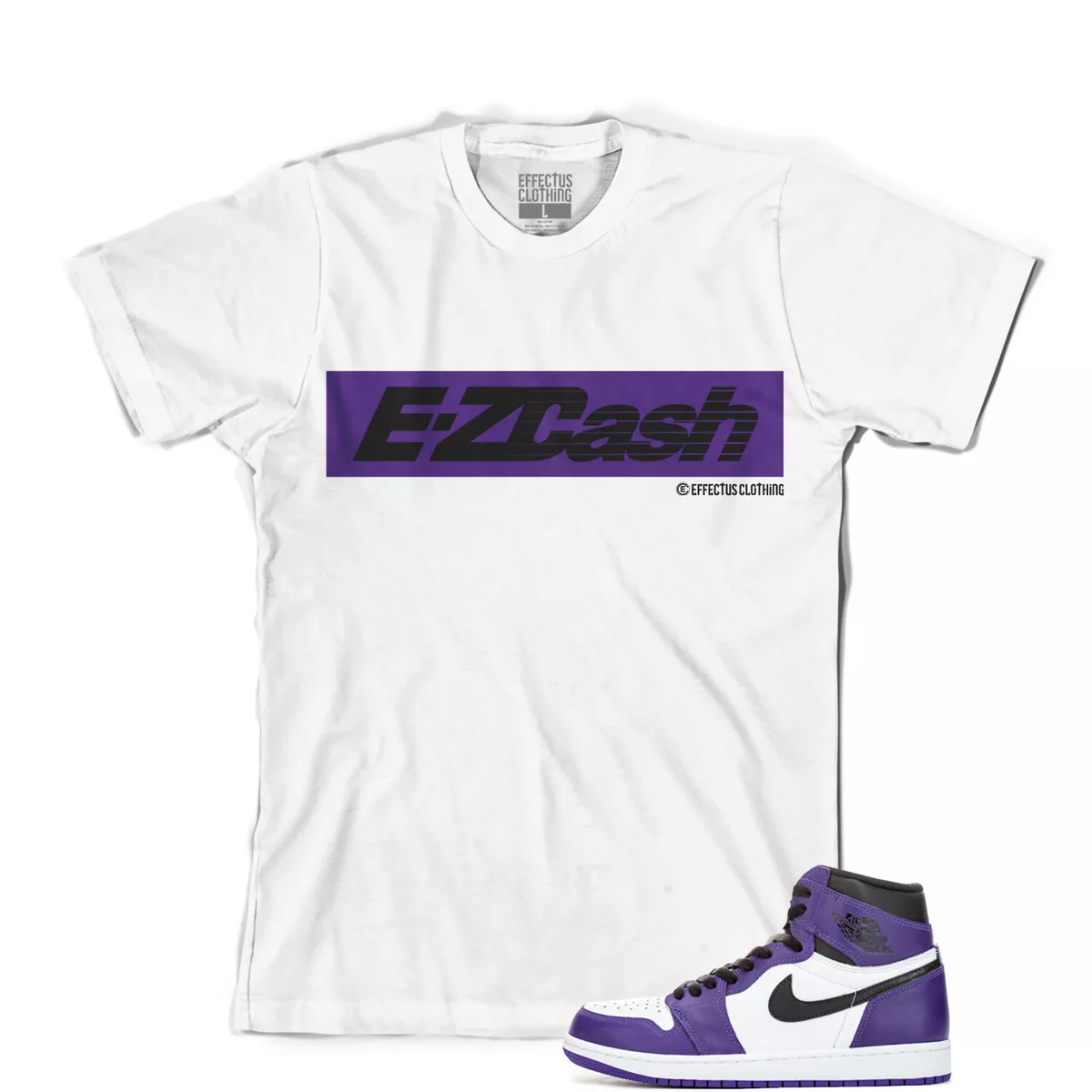 Exemption violence Collective Tee to match Air Jordan Retro 1 Court Purple Sneakers. EZ Cash Tee | eBay Exemption violence Collective Tee to match Air Jordan Retro 1 Court Purple Sneakers. EZ Cash Tee | eBay