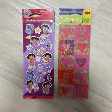 Stickety-Doo-Da American Greetings Dora Heart Stickers NEW