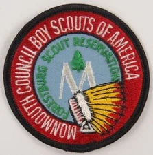 Monmouth Council Boy Scouts Of America Forestburg Scout Reservation BLK Bdr.