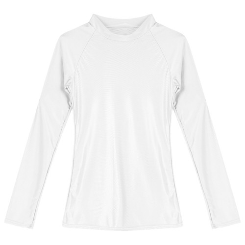Women Long Sleeveless Shirts Shiny Glossy Slim Fit Yoga Sport Running T-shirt - Picture 10 of 98