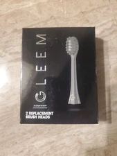 GLEEM Toothbrush Replacement Brush Heads Refill, Black