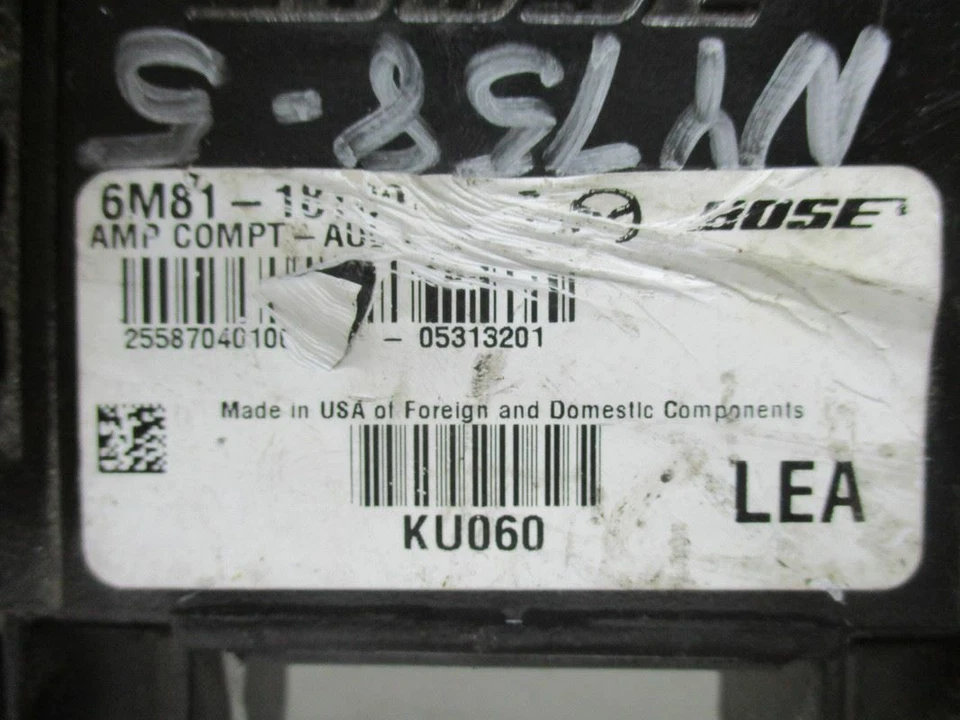 NY758-05 OEM 2006 2007 2008 MAZDA 6 EQUIPO DE AUDIO AMPLIFICADOR DE RADIO 7 ALTAVOCES Foto 3 de 3