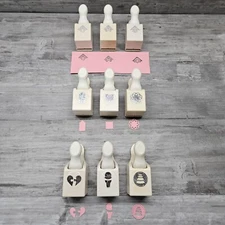 Martha Stewart Paper Punch Lot (9) Corners / Shapes / Ice Cream / Cake / Heart