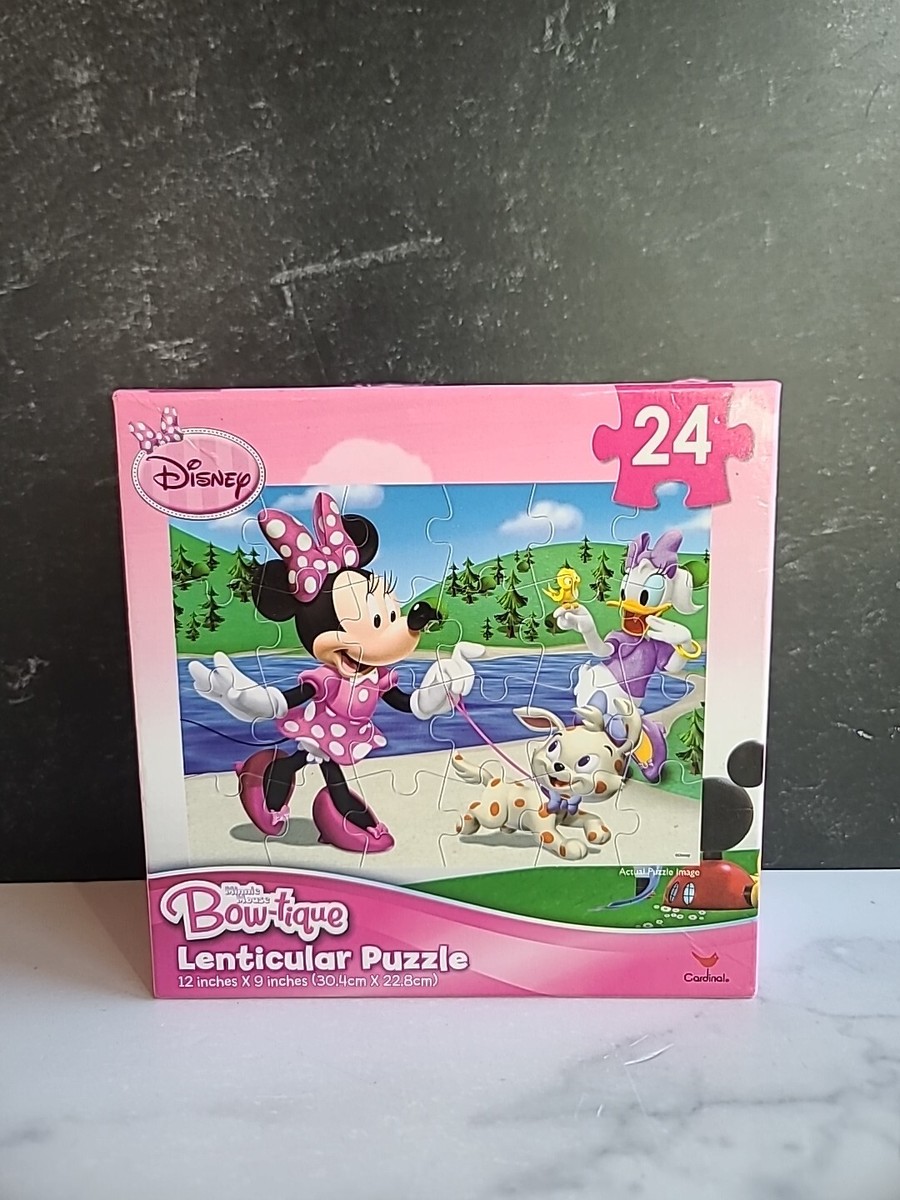 Disney Minnie Mouse Bow-Tique Lenticular Puzzle 24 Piece