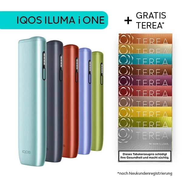 IQOS Iluma i One Starterkit + gratis TEREA Neues Model 2025 Nach Reg...