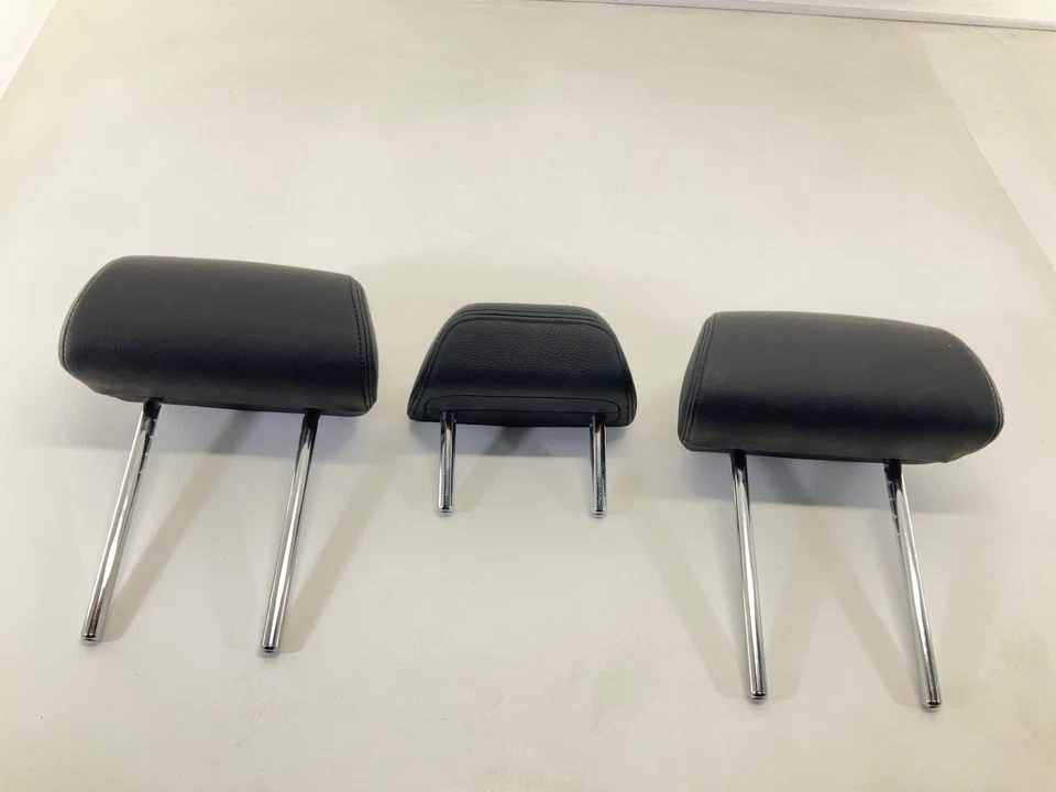 Juego de 3 reposacabezas de asiento trasero 2da fila Dakota negro 14-18 OEM BMW X5 F15  Foto 3 de 4