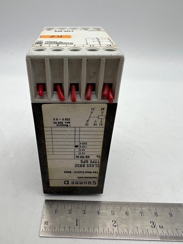 SQUARE D 8932 TYPE DPS 110V Zweihandrelais Two Hand Safety Control Relay GERMANY - Picture 6 of 9