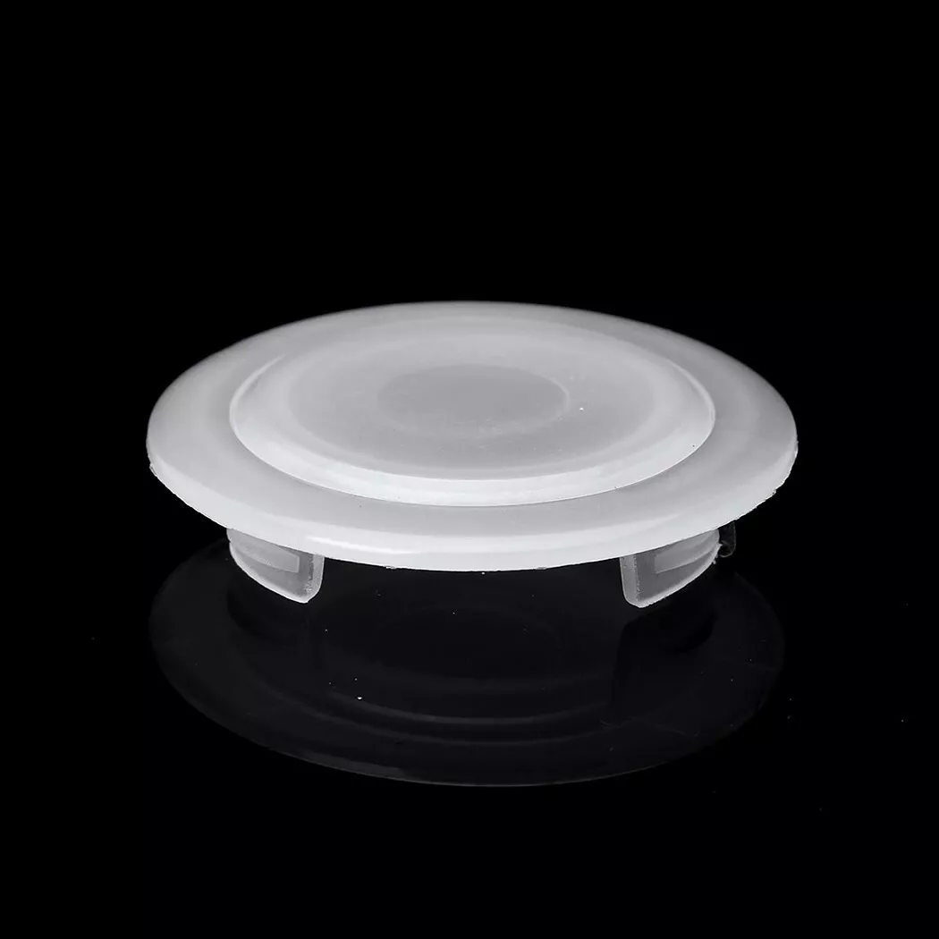 Patio Garden Table Parasol Umbrella Hole Ring Cap Set Plug 2 Inch Plastic Black