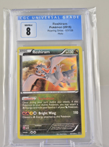 Reshiram graded CGC 8 for sale on eBay