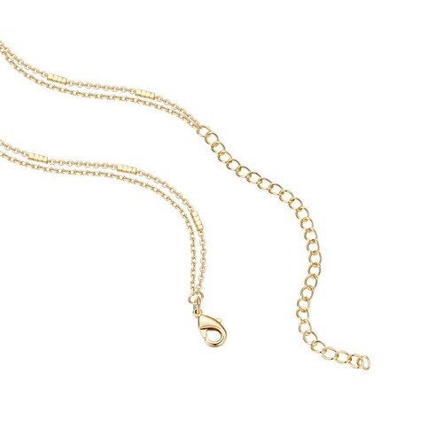 PAVOI 14K Gold Plated Layering Necklaces | Stylish Minimalist Design Pendant ... - Picture 5 of 6