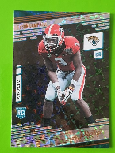 2021 Panini Prestige 267 Tyson Campbell Rookie Jaguars Diamond Xtra Points - Bild 1 von 2