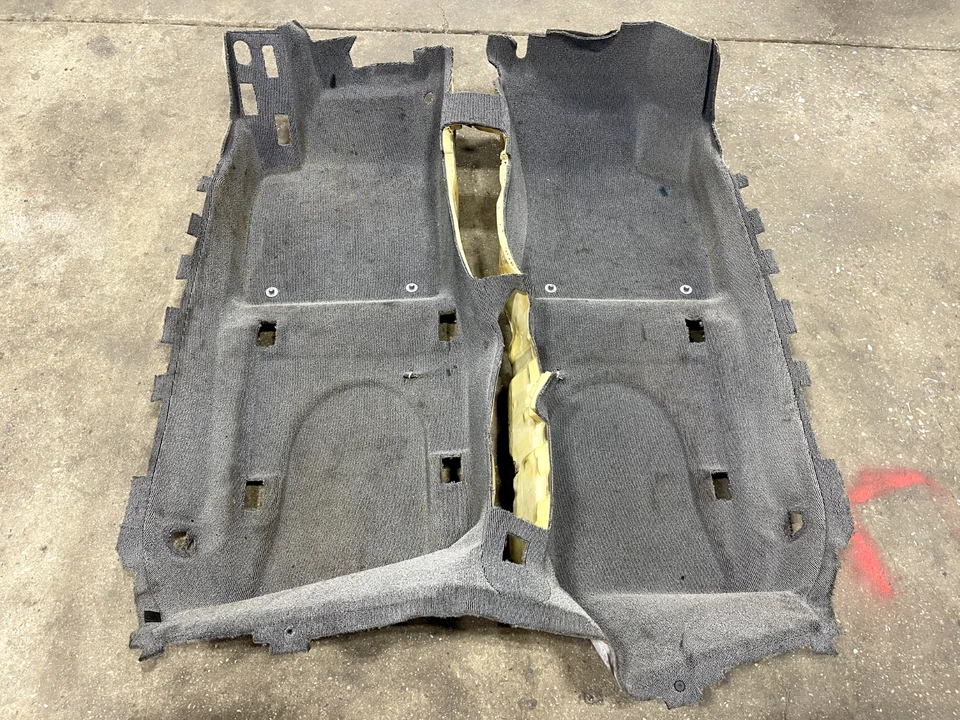 2001-2006 AUDI TT 8N MK1 ТРАНСФОРМИРУЕМЫЙ ПОЛ ВНУТРЕННИЙ КОВРИК ПОДКЛАДКА ЧЕХОЛ СЕРЫЙ - Изображение 2 из 4