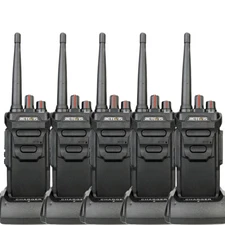 5Pack Retevis RT48 FRS Rechargeable Walkie Talkies 1200mAh VOX Two Way Radios