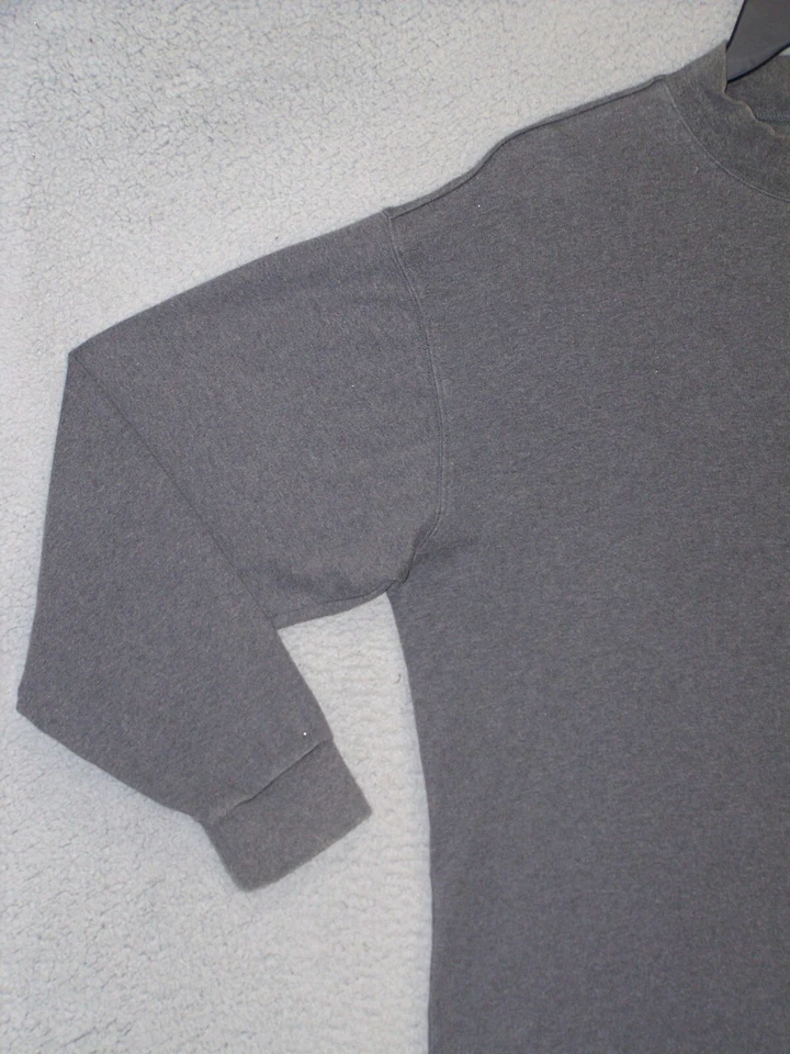 Рубашка Columbia взрослая очень большая серая с вышитым логотипом толстый вырез лодочкой спортивная мужская - Изображение 4 из 4