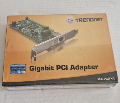 New Gigabit PCI Adapter TRENDnet TEG-PCITXR Network Adapter