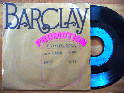 ESTHER GALIL Oh Lord / Ima (Test Pressing) PROMOTION - Barclay 61.513 / F 1971