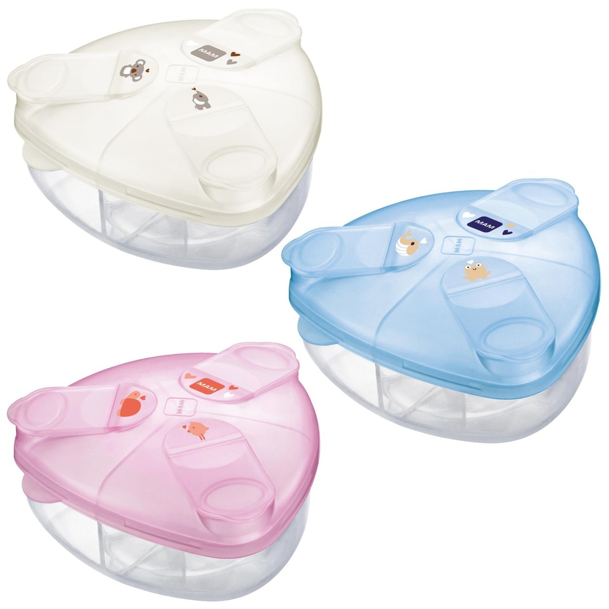 MAM Infant Milk Powder Dispenser│3 Compartment Formula│Storage