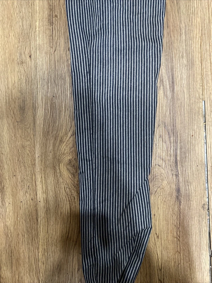 Raro estuche de colección de caña de pescar a rayas blancas y negras calcetín suave 46” Foto 3 de 4