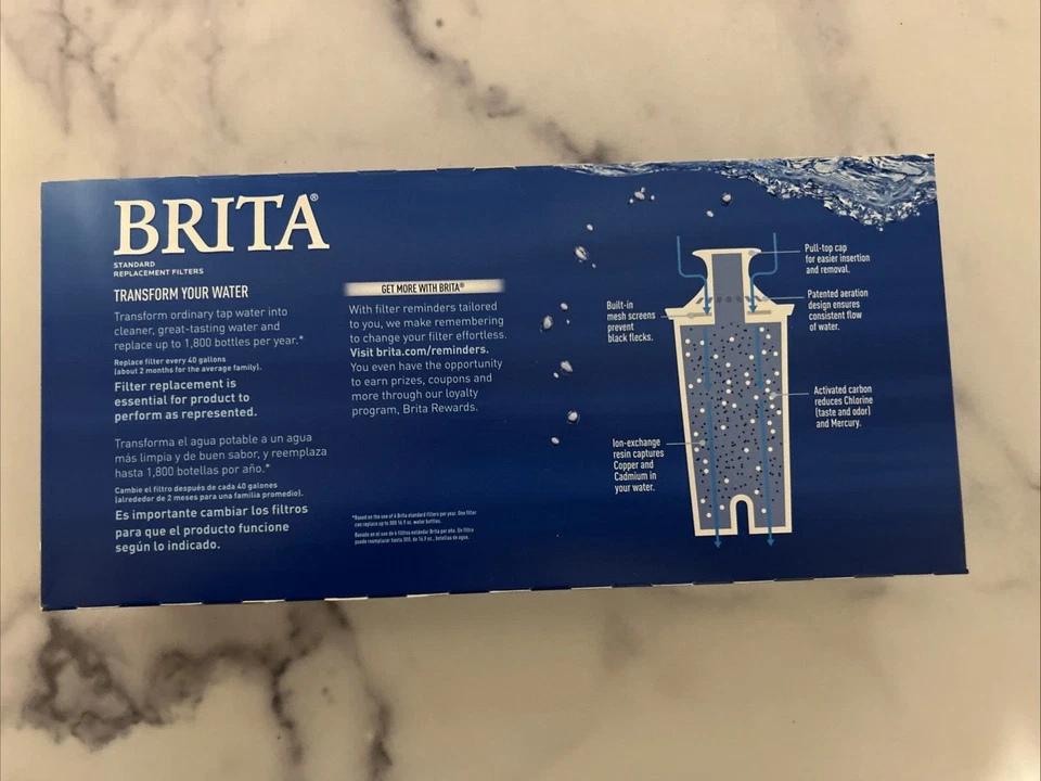 Brita 636011 Standard Replacement Water Filters for Pitchers and Dispensers - Image 4 of 4