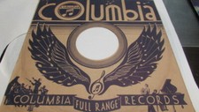 COLUMBIA 78 RPM RECORD SLEEVE