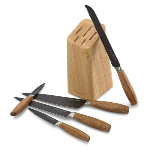 ORIGINALWERK Zestaw noży kuchennych Classic Black Edition 6 szt. Nóż szefa kuchni Towar B - Zdjęcie 1 z 6