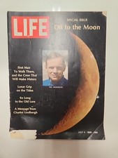 Life Magazine July 4 1969 Birthday Present Moon Neil Armstrong Off To Moon
