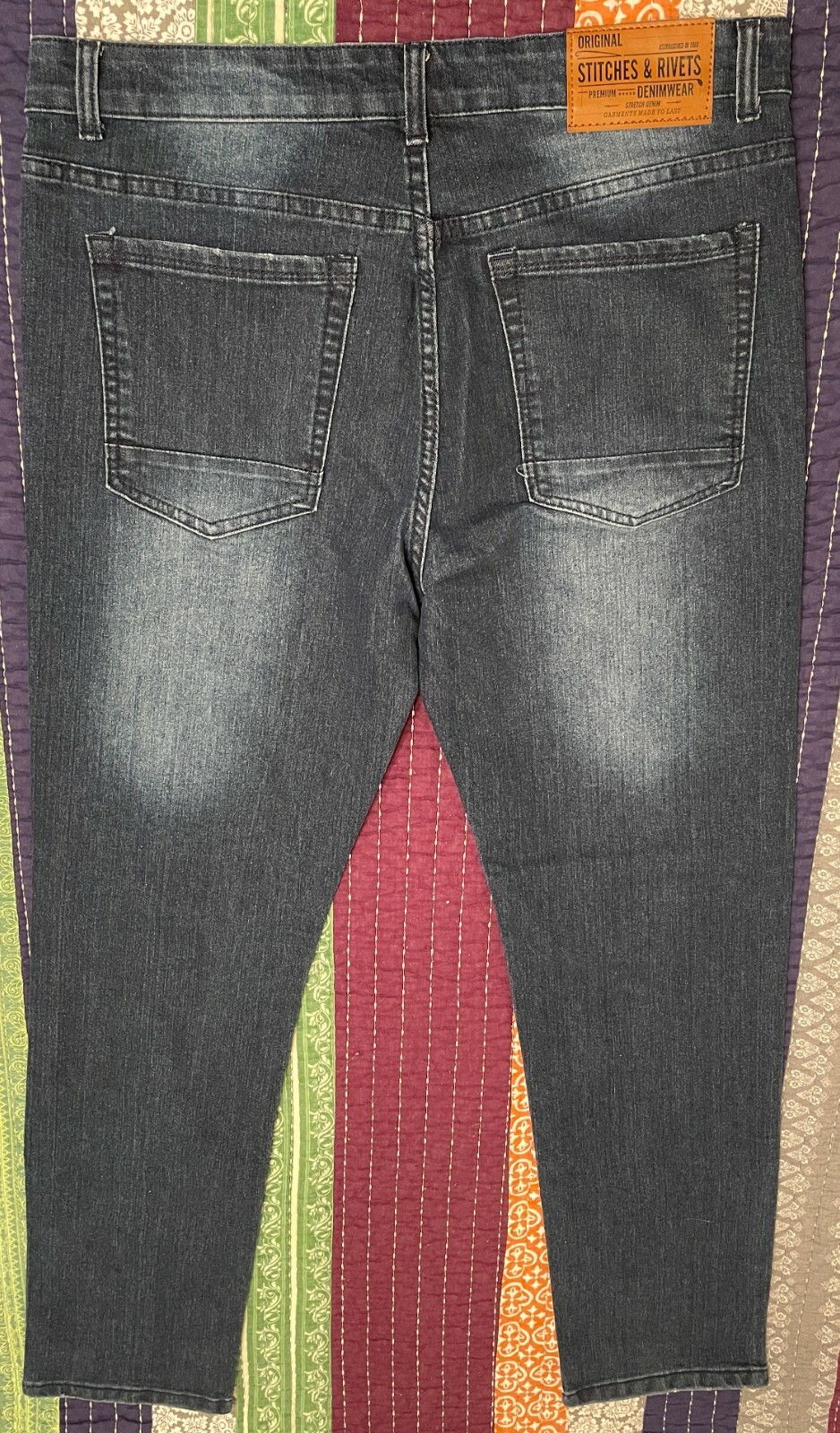 Stitches & Rivets Denimwear Mens Pants Size W34 L30 … Gem