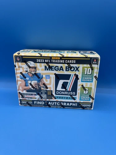 2023 Panini NFL Donruss Football Mega Box Factory Sealed One Auto Per BOX
